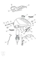 Benzintank - Street Triple R ab FIN 982752