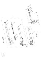 Telegabel Standard - Street Triple R ab FIN 982752