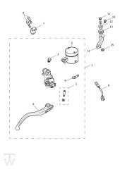 Hauptbremszylinder nur CN - Street Triple RS ab FIN 966534