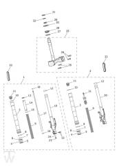 Front Suspension - Street Triple S from VIN 974463