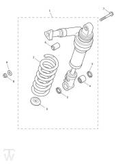 Rear Suspension Unit - Tiger 900