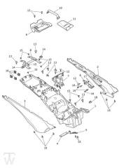 Mudguard rear - Tiger 900