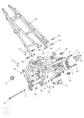 Hauptrahmen - Tiger 900 GT