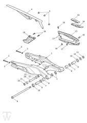 Swingarm - Tiger 900 Rally