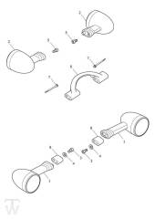 Blinker nur US & CA - Speed Twin ab FIN AE2311