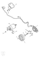 Anlasser Lichtmaschine - Speed Triple 1200 RR