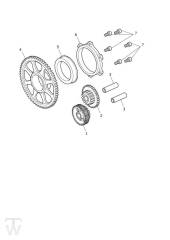 Sprag Clutch - Tiger 1200 GT