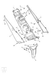 Mudguard rear - Tiger 1200 GT