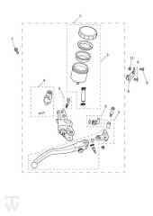 Master Cylinder Assy front - Tiger 1200 GT