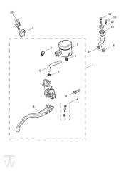 Hauptbremszylinder vorn - Street Triple RS ab FIN BF1297