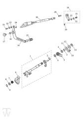 Schaltwelle - Street Triple RS ab FIN BF1297