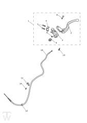 Kupplungsarmatur - Street Triple Moto2