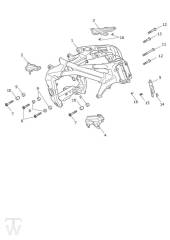 Main Frame Assembly - Speed Triple 1200 RS