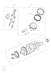 Crank Shaft - Speed Triple 1200 RS