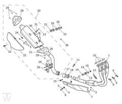 Exhaust - Tiger Sport from VIN750470