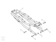 Rear Frame Assembly - Tiger Sport from VIN750470