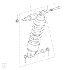 Rear Suspension Unit - Tiger Sport from VIN750470