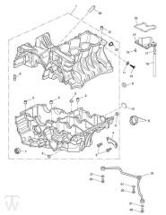 Crankcase - Tiger Sport from VIN750470