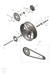 Hinterrad - Speed 400