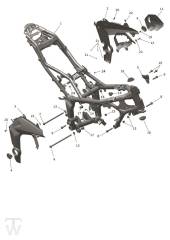 Main Frame Assembly - Daytona 660