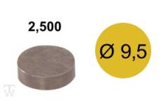 Shim D9.5mm, H2.500mm