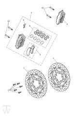 Bremse vorn - Speed Twin RS 1200
