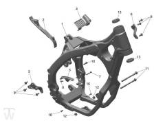 Hauptrahmen - TF 450-RC