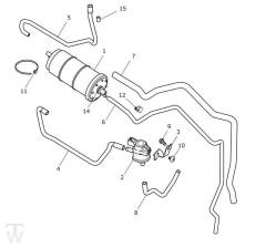 Aktivkohlefilter - Trident 660 bis BU6463
