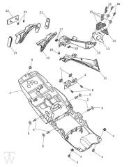 Kotflügel hinten - Street Triple S660 ab 967907