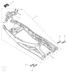 Heckrahmen - Street Triple S660 ab 967907