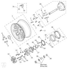 Hinterrad - Rocket 3 TFC
