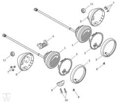 Hauptscheinwerfer - Rocket 3 TFC