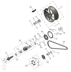 Hinterrad - Speed Triple 1200 RX