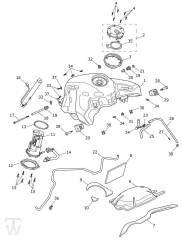 Benzintank - Tiger 1200 GT Explorer