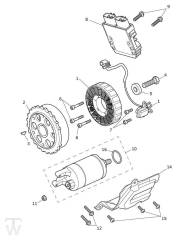 Anlasser Lichtmaschine - Tiger 1200 GT Explorer