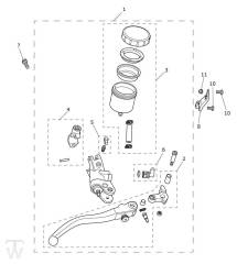 Hauptbremszylinder vorn - Tiger 1200 GT Explorer