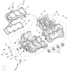 Motorgehäuse - Tiger 1200 GT Explorer