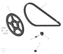 Kettensatz Endantrieb - OSET 12.5 RACING