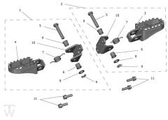 Fussrasten - TXP-24 Trial & Explore