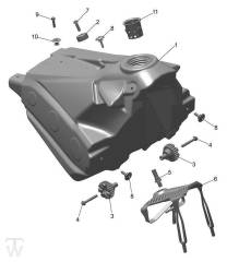 Benzintank - TF250X ab CF3825