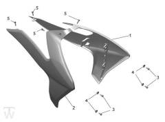 Seitenverkleidung - TF250X ab CF3825