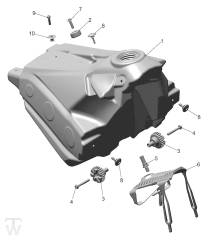 Benzintank - TF250-C