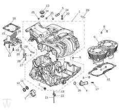Motorgehäuse - Speed Twin 900 ab CB3910