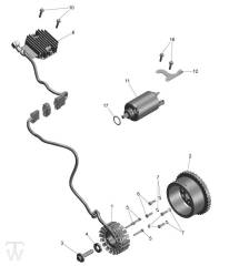 Anlasser Lichtmaschine Regler - Scrambler 400 XC