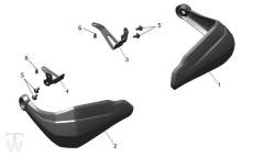 Handprotektoren - Scrambler 400 XC