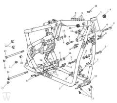 Hauptrahmen Bobber TFC bis AB9229