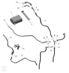 Aktivkohlefilter nur USA Tracker 400