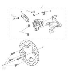 Bremse hinten Street Triple Moto2 ab BN4429
