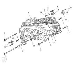 Hauptrahmen Street Triple Moto2 ab BN4429