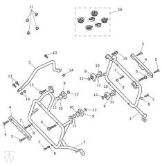 Gepäcksystem nur Brasil Tiger 1200 Alpine ab AV5527